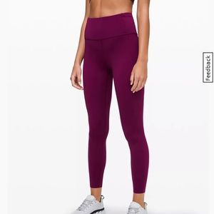 Lululemon Fast and free high rise 25” tight